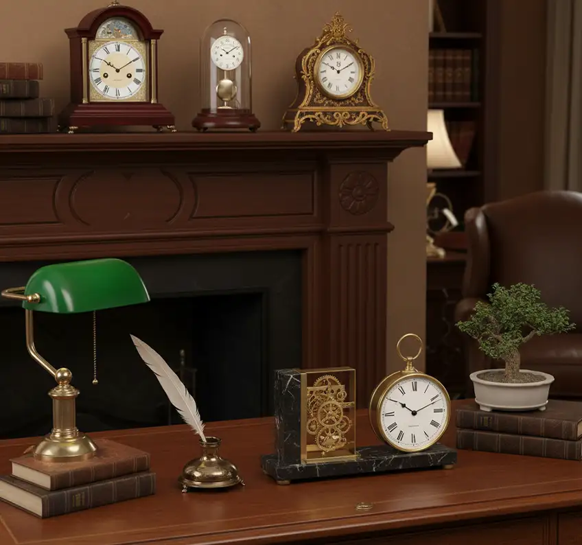 Mantel and Desk Clocks