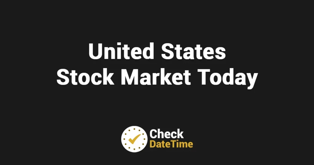 United States Stock Market Today