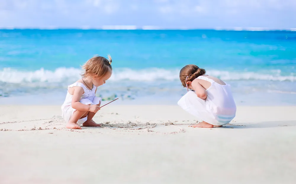 Best Outdoor Vacation Idea with toddler - Beach Resorts With Calm Waters
