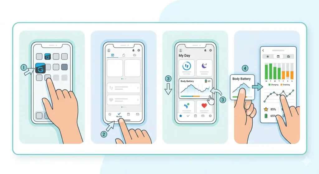 A Beginner’s Guide to Understanding Your Garmin Body Battery-In the Garmin Connect App