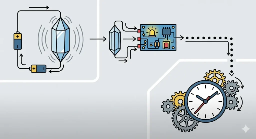 A Complete Guide to Watch Movements (Quartz vs. Automatic vs. Manual)-How Quartz Movements Work