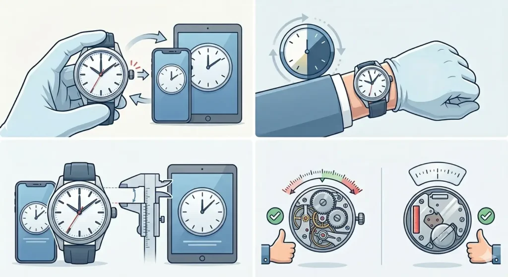 A Guide to Buying Pre-Owned Watches Safely-Check Timekeeping Accuracy