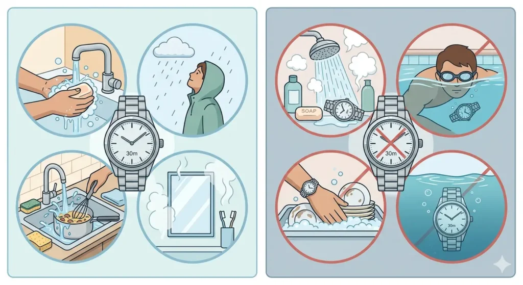 A Guide to Watch Water Resistance- What 30m Water Resistance Really Means