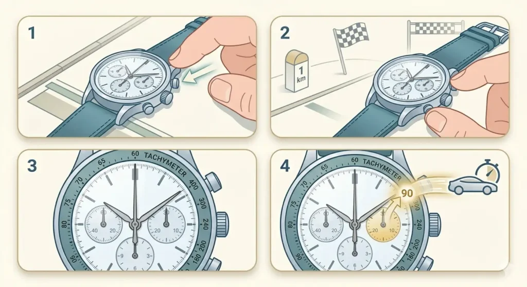 Calculating Speed with Tachymeter