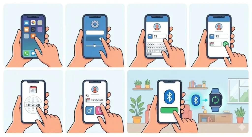 How to Calibrate Your Smartwatch for Accurate Fitness Tracking-Method 1_ Enter Accurate Personal Information