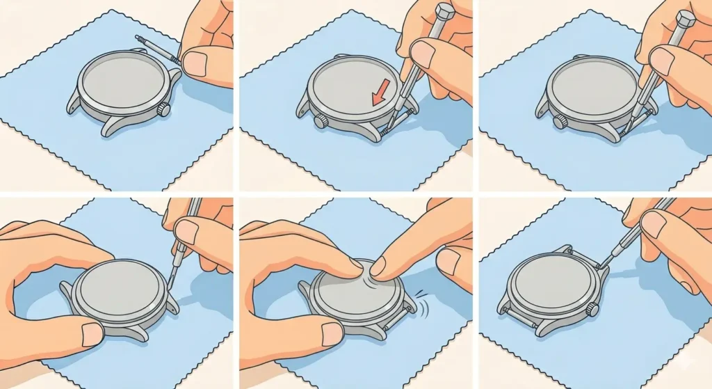 How to Change the Battery in a Timex Weekender-Reattaching the Watch Band