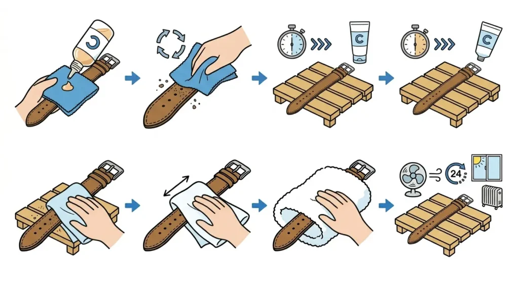 How to Clean a Leather Watch Strap – Deep Cleaning with Leather Cleaner