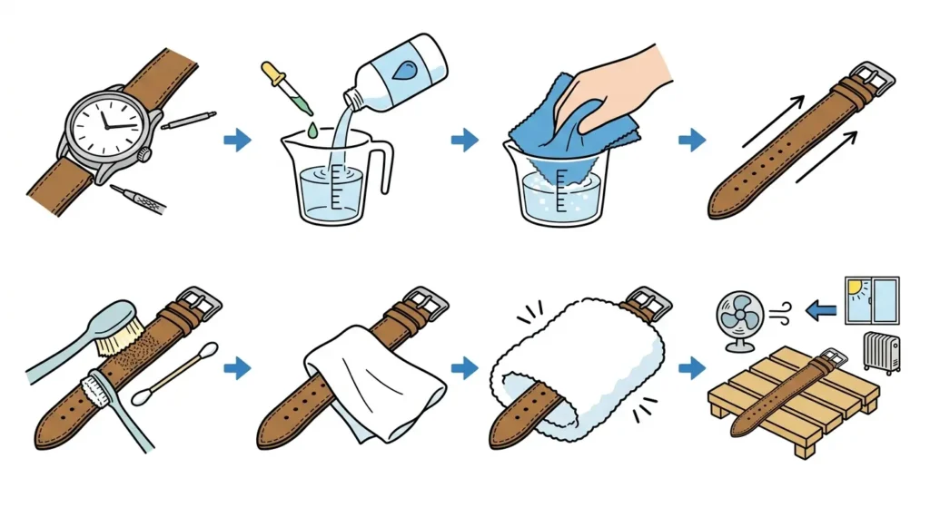 How to Clean a Leather Watch Strap – The Basic Cleaning Process