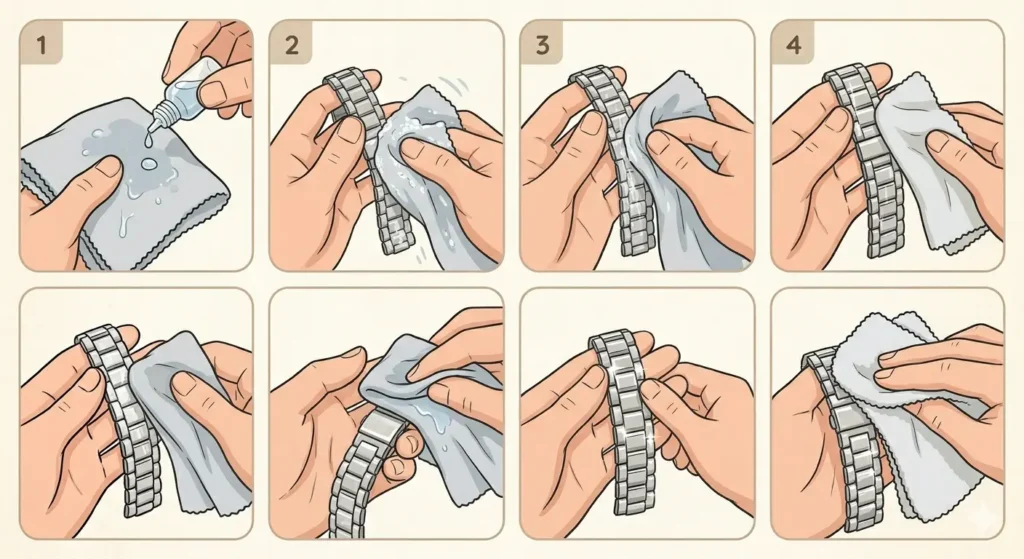 How to Clean a Stainless Steel Watch Bracelet – Alternative Quick Clean Method