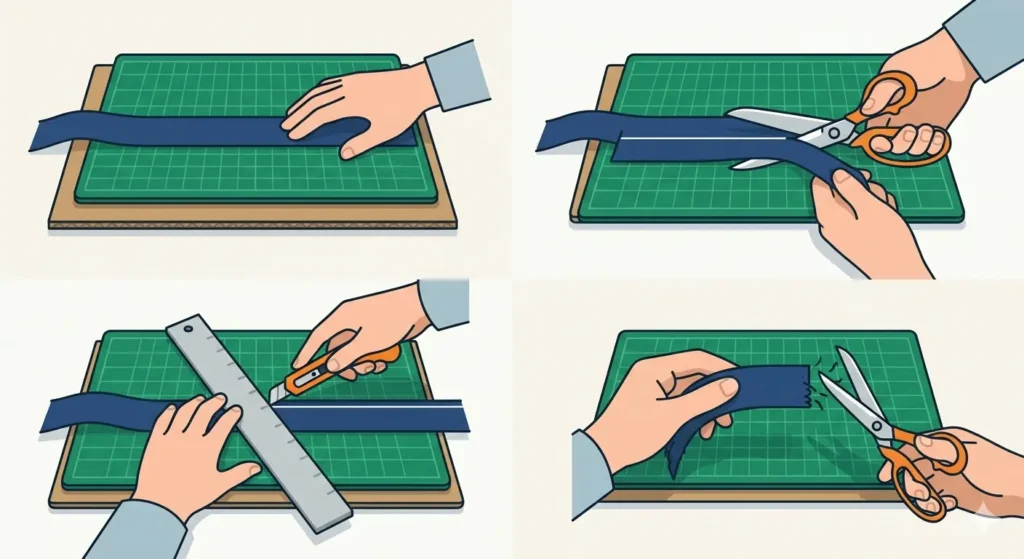 How to Cut and Seal a NATO Strap That’s Too Long-Making the Cut