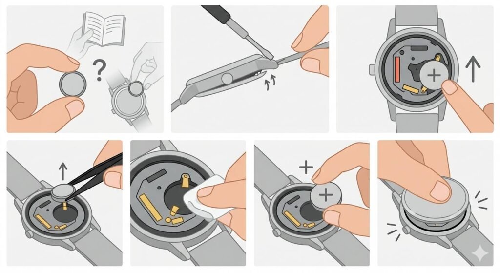 How to Fix a Watch That Stopped Running-Method 1_ Basic Battery Replacement