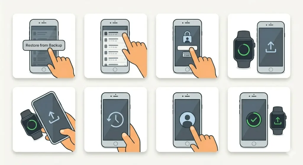 How to Pair an Apple Watch with a New iPhone – Restoring from Backup