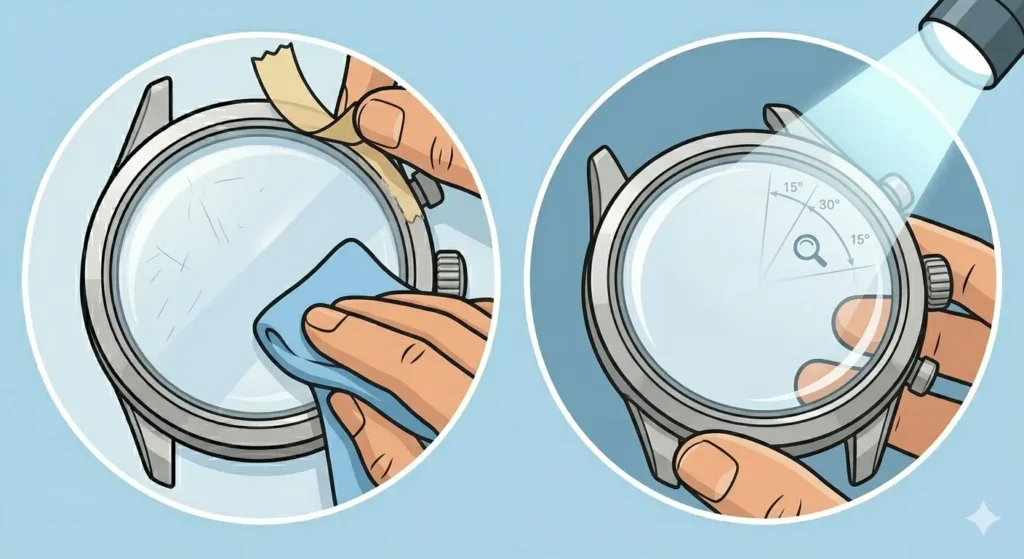 How to Polish Minor Scratches from an Acrylic Watch Crystal-Buffing and Inspecting
