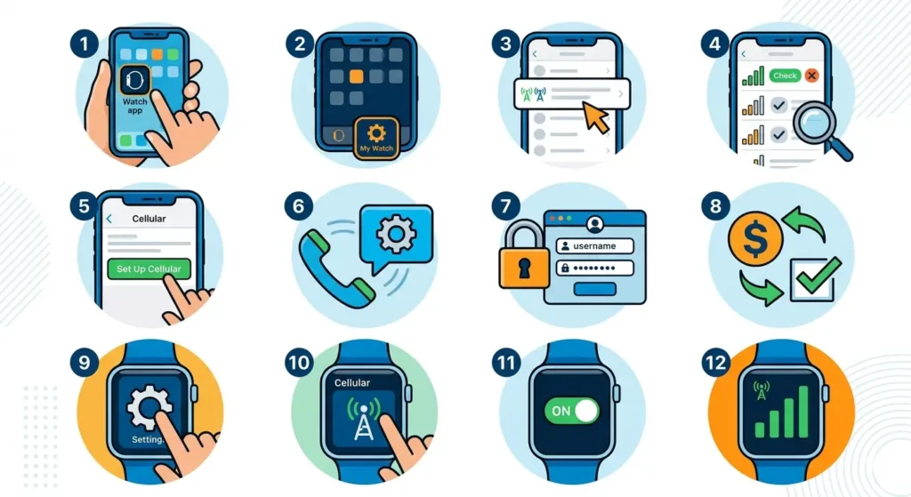 How to Set Up LTE_Cellular on a Standalone Smartwatch-Method 1_ Setting Up Cellular on Apple Watch