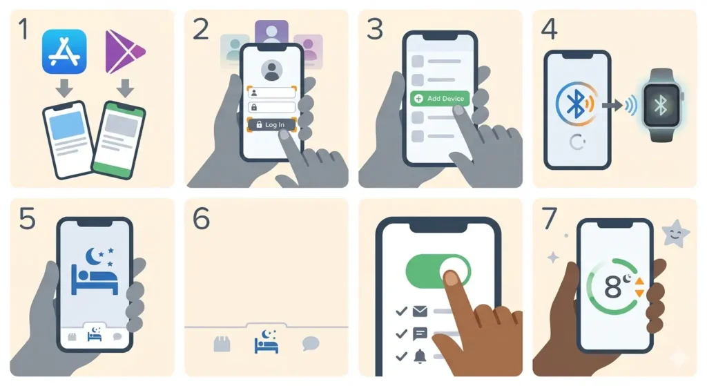 How to Set Up and Use Sleep Tracking on Your Smartwatch-Configuring the Companion Mobile App