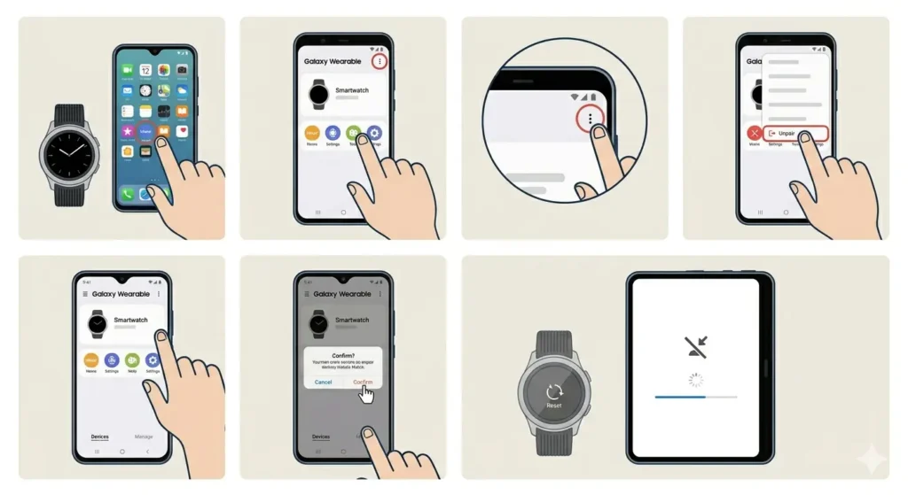 How to Unpair a Smartwatch Safely-How to Unpair Samsung Galaxy Watch (1)