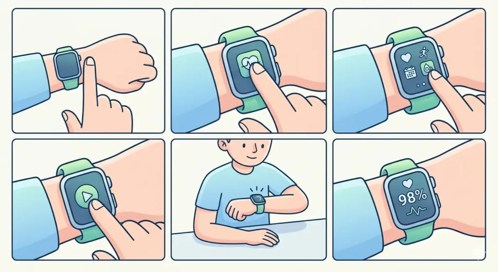How to Use Blood Oxygen-Method 1_ Manual Measurement