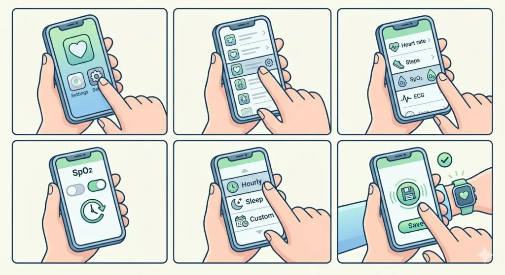 How to Use Blood Oxygen-Method 2_ Enabling Automatic Tracking