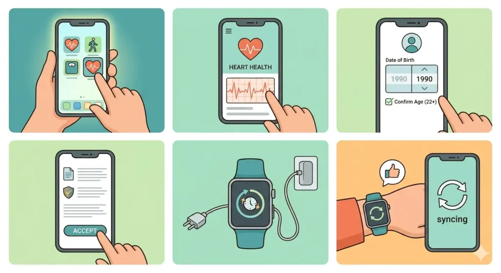 How to Use ECG on Your Smartwatch-Initial Configuration Steps