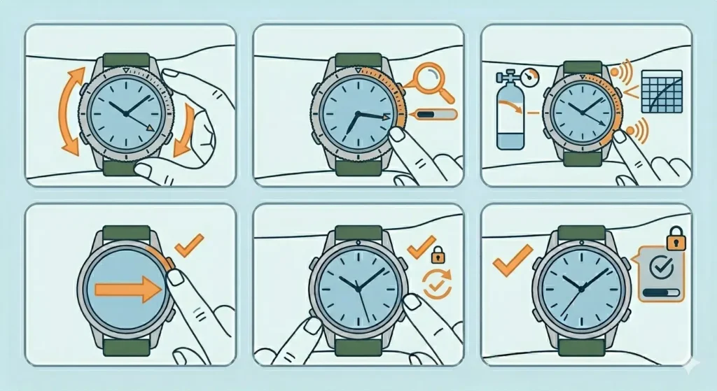 How to Use Your Watch-Dive Bezel Operation
