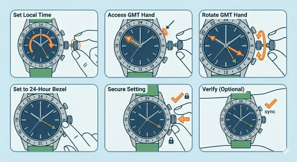 How to Use Your Watch-Setting the Moon Phase