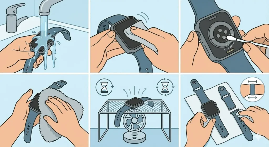 How to Use a Smartwatch for Swimming-Cleaning Your Smartwatch After Swimming