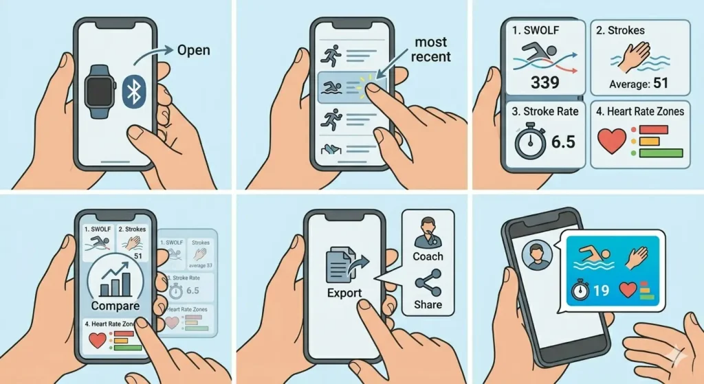 How to Use a Smartwatch for Swimming- Reviewing and Analyzing Your Swim Data