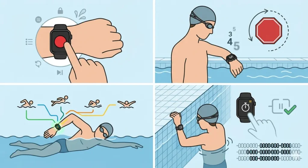 How to Use a Smartwatch for Swimming-Starting Your Swimming Workout
