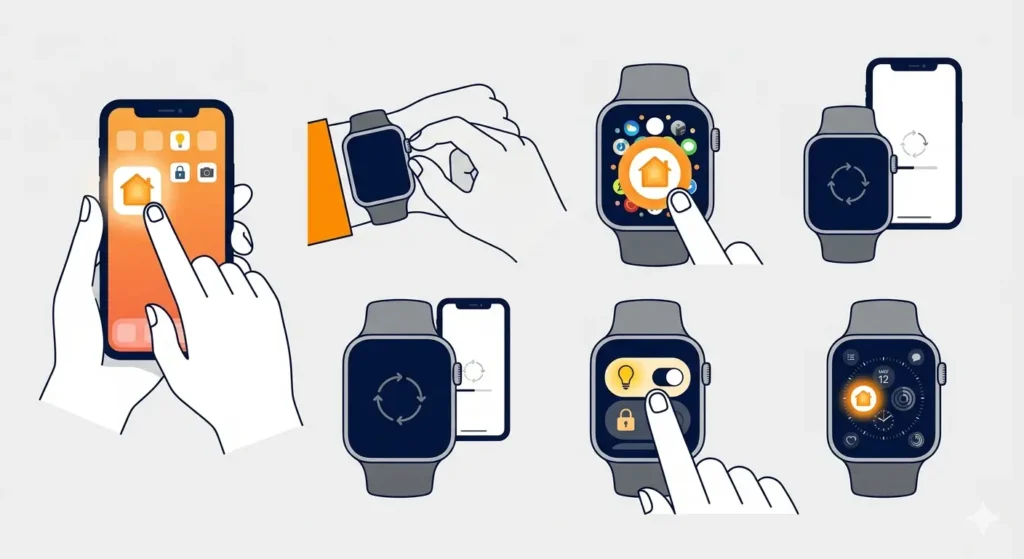 How to Use a Smartwatch to Control Your Smart Home-Method 1_ Apple Watch with HomeKit