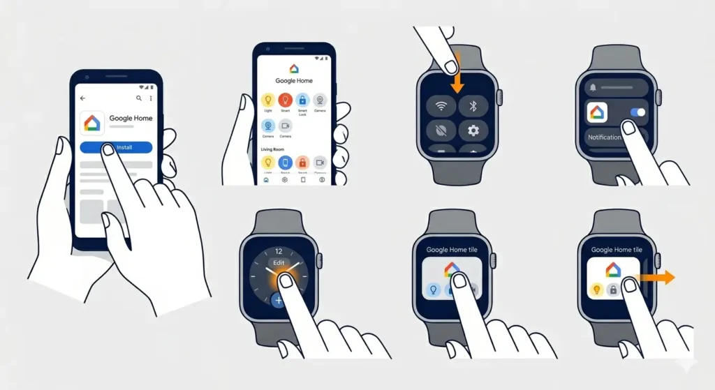 How to Use a Smartwatch to Control Your Smart Home-Method 2_ Wear OS with Google Home