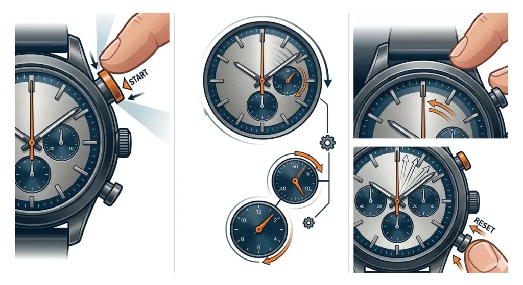 The Ultimate Guide to Watch Complications_ What They Are & How They Work-Chronograph Complication