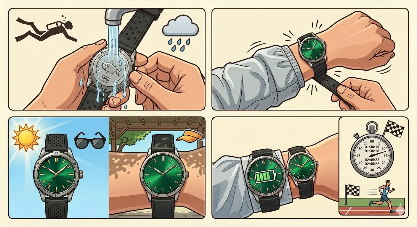 A Guide to Watch Etiquette_ When to Wear What-Athletic Watch Requirements