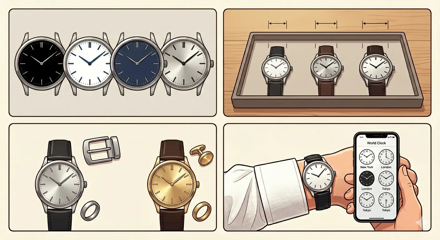 A Guide to Watch Etiquette_ When to Wear What-Office-Appropriate Watch Selection