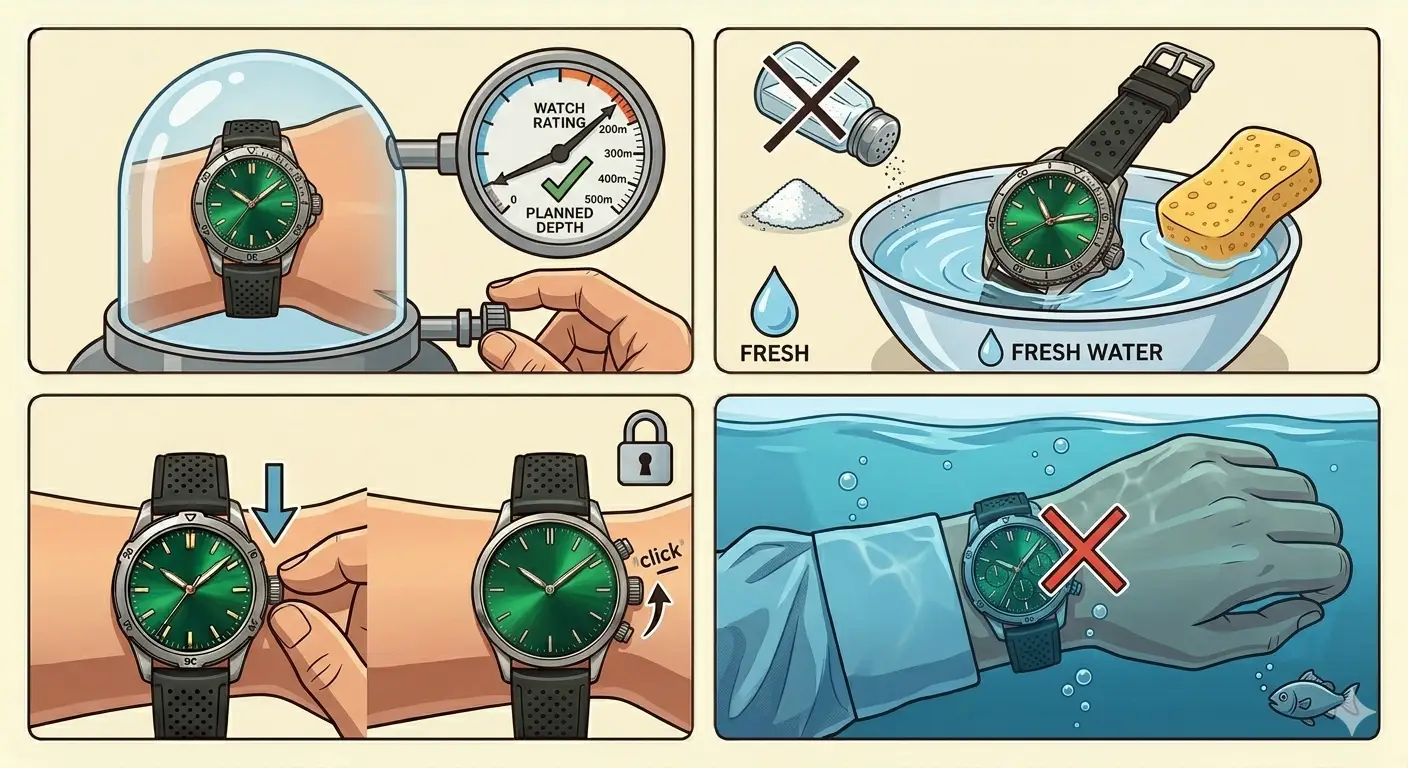A Guide to Watch Etiquette_ When to Wear What-Water-Resistant Watch Guidelines