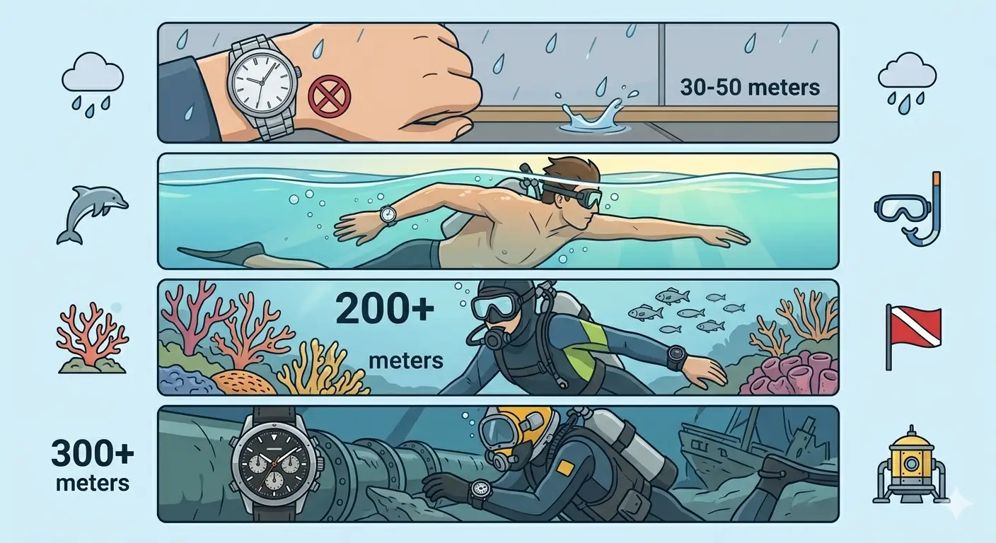 How to Choose a Watch for Everyday Carry-Evaluate Water Resistance Needs