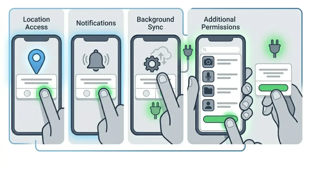 How to Connect Your G-Shock to the G-Shock Connected App-Grant App Permissions