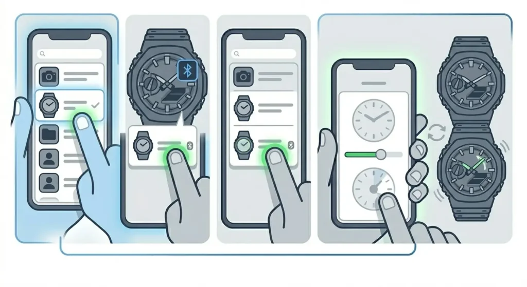 How to Connect Your G-Shock to the G-Shock Connected App-Verify the Connection