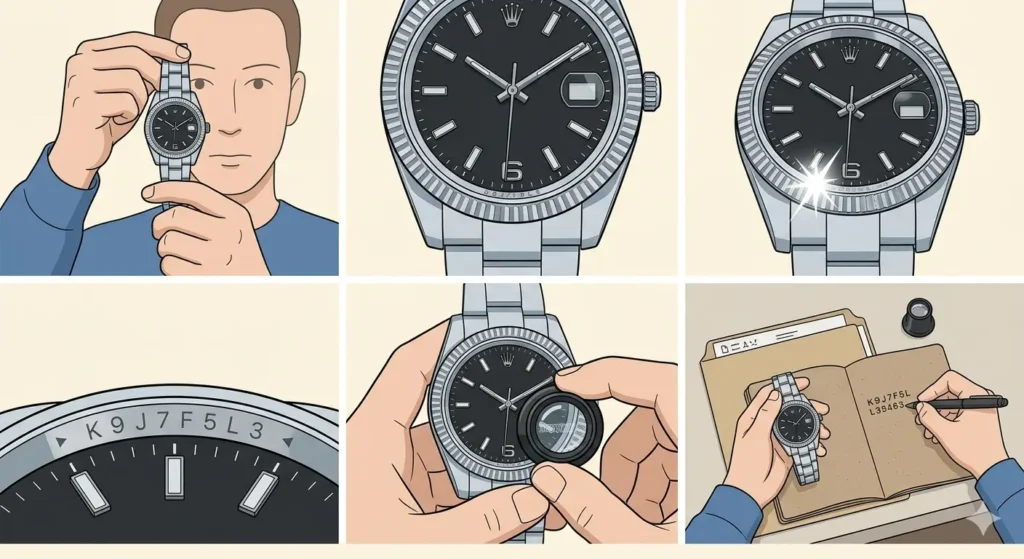 How to Find the Serial Number on Your Rolex-Method 1