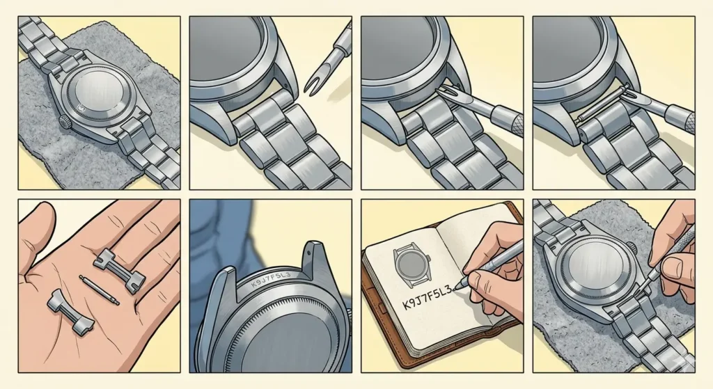 How to Find the Serial Number on Your Rolex-Method 2