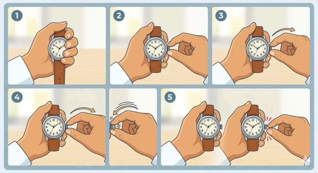 How to Manually Wind a Seiko Prospex -The Winding Process (1)