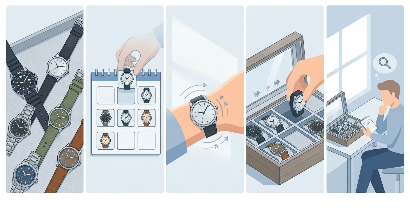 How to Rotate Your Watch Collection-Method 1_ The Weekly Rotation System