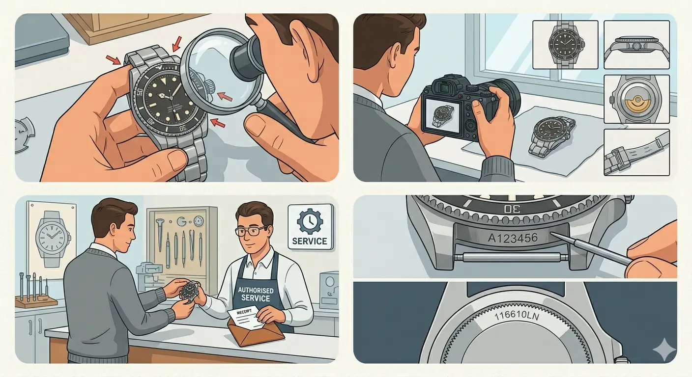How to Sell Your Luxury Watch for the Best Price-Step 3_ Assess and Document the Watch Condition
