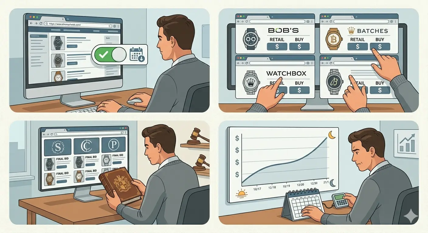 How to Sell Your Luxury Watch for the Best Price-Step 4_ Research Current Market Prices
