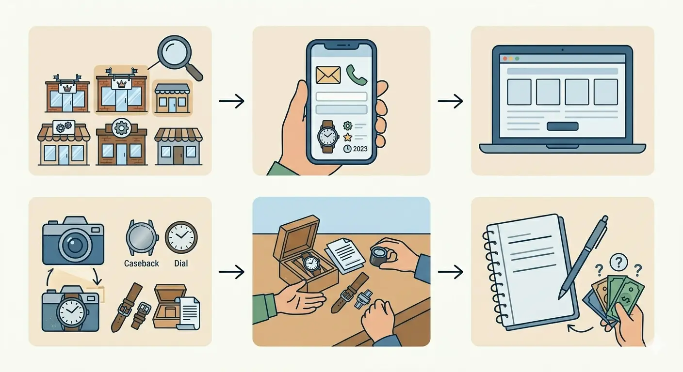 How to Trade a Watch with a Dealer-Step 4_ Contact Multiple Dealers for Trade-In Quotes