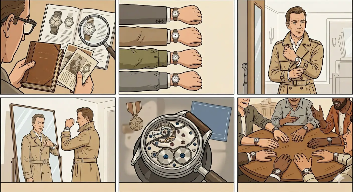 How to Wear a Small Watch on a Large Wrist-Method 6_ Embrace the Vintage Aesthetic