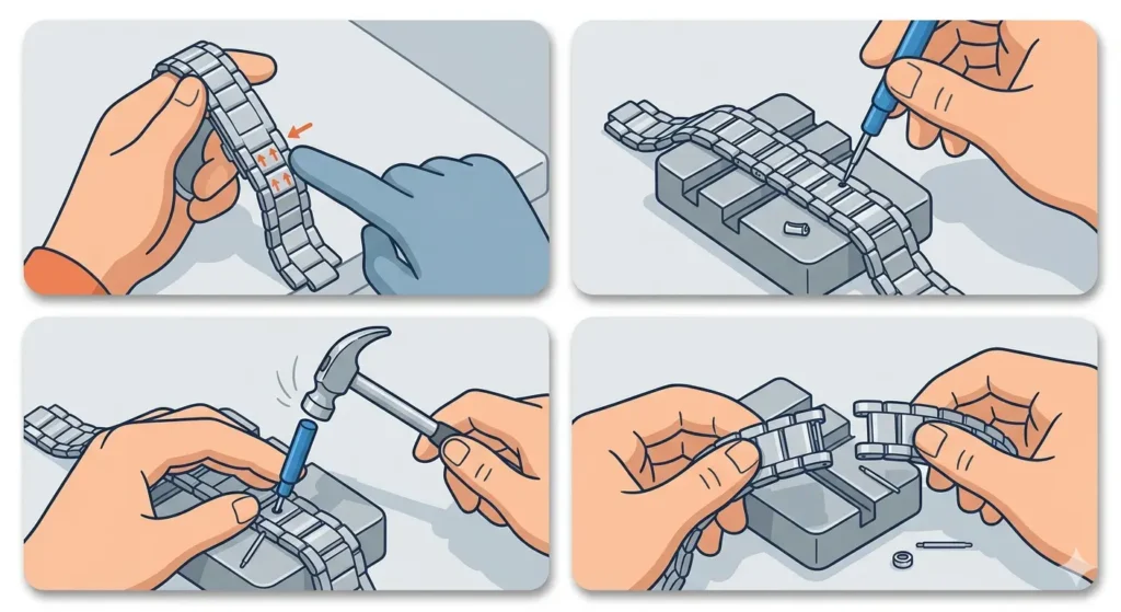 Method 1_ Removing Links from the Bracelet