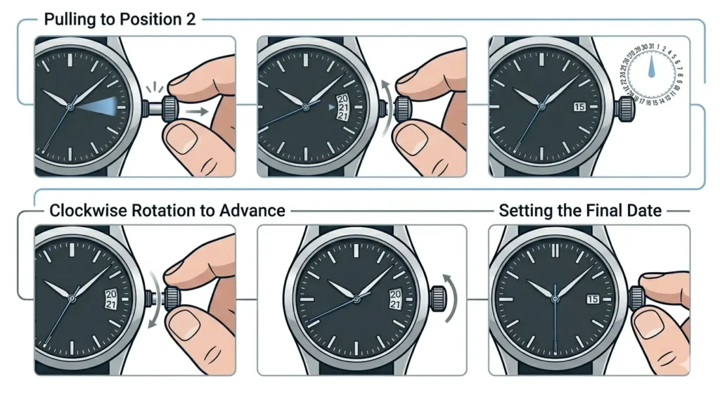 Setting the Date on Your Rolex Submariner