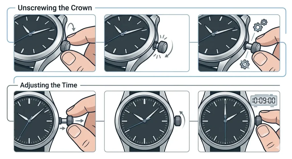 Setting the Time on Your Rolex Submariner